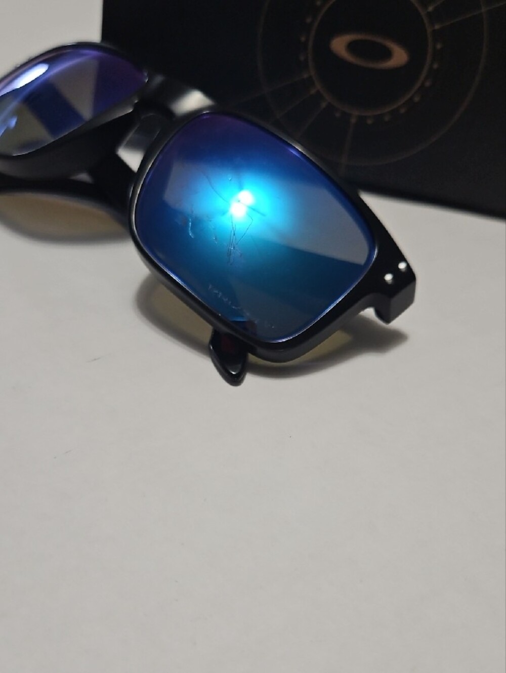Oakley Holbrook 009102 F055 Polarized Prism Saphire Men's Sunglasses - Picture 11 of 12